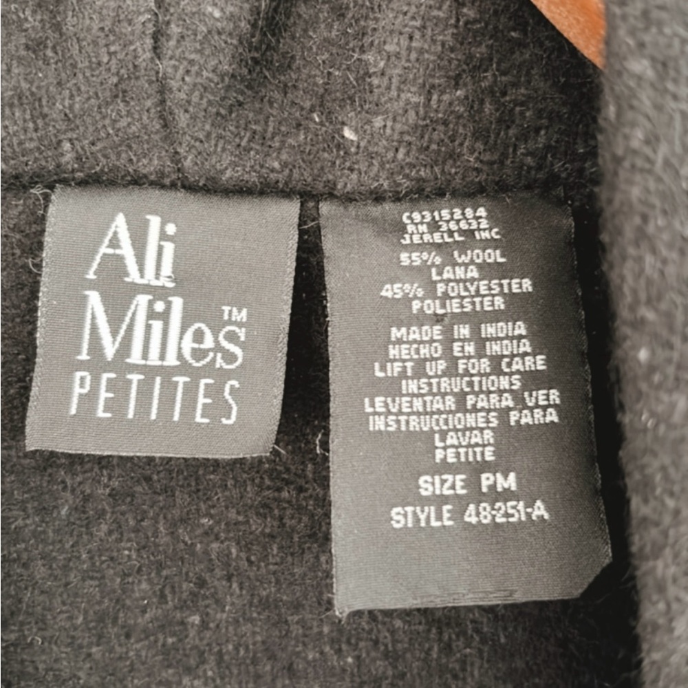 Ali Miles Embroidered Jacket Wool Animals Giraffes Artsy Art Teacher Unique - Picture 15 of 16